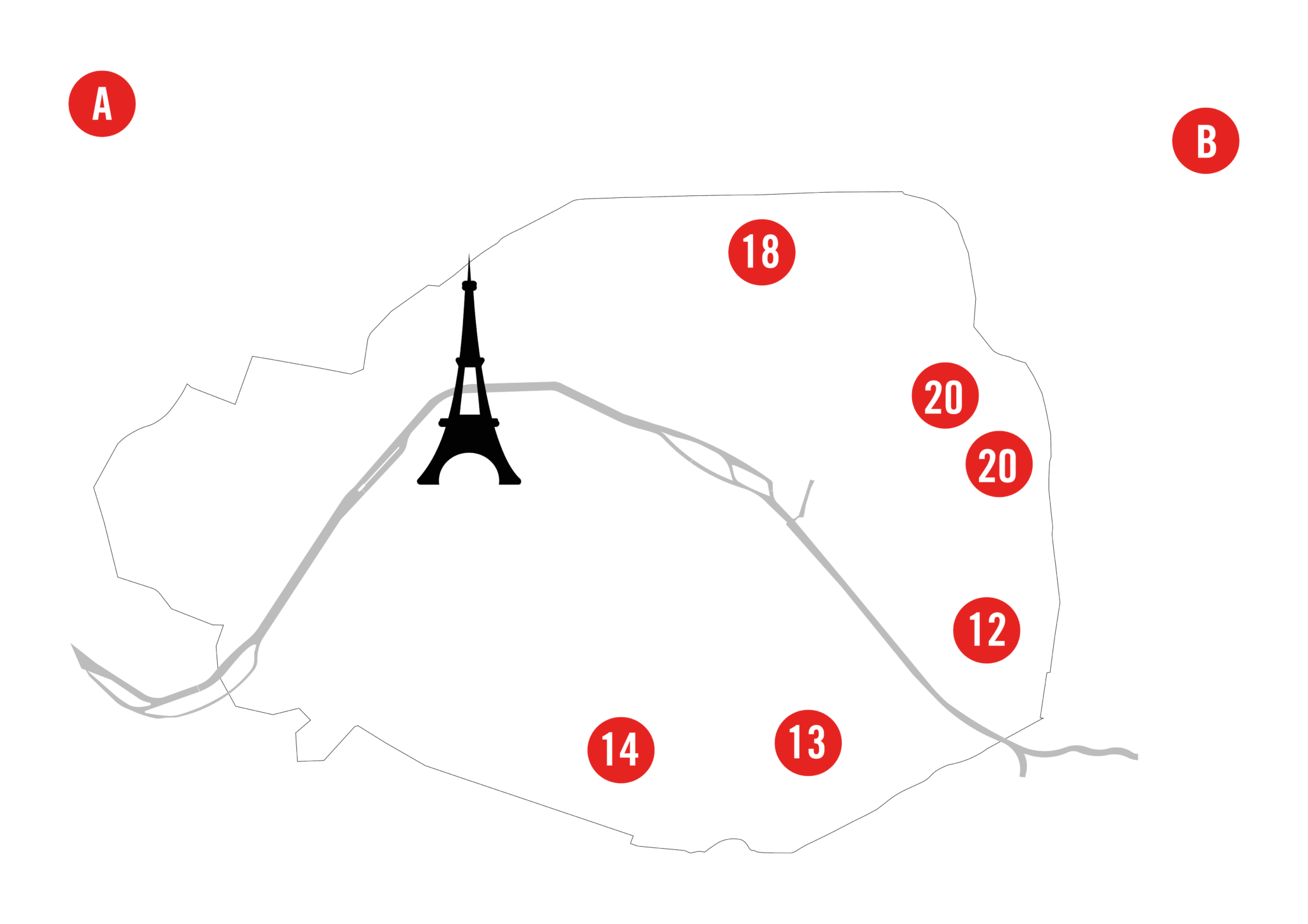 Carte IDF - Réseau Mom'Artre