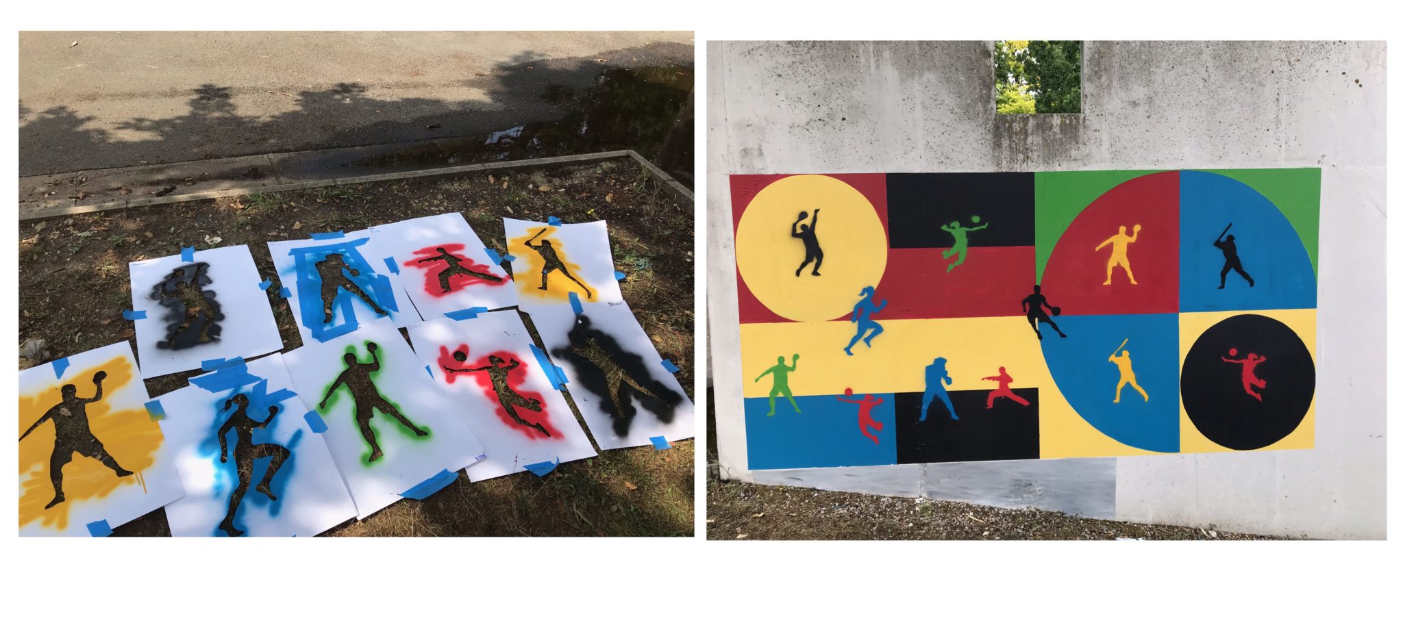 Quand le sport inspire l'art... ! Réseau Mom'Artre