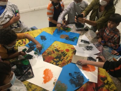 Atelier "Linogravure" à Môm'Ganne