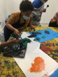 Atelier "Linogravure" à Môm'Ganne