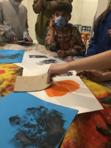 Atelier "Linogravure" à Môm'Ganne