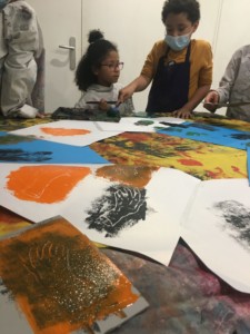 Atelier "Linogravure" à Môm'Ganne